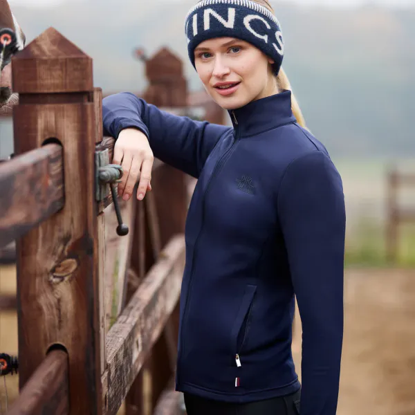 KLAlba Ladies Full-Zip Micro Fleece Evening Blue